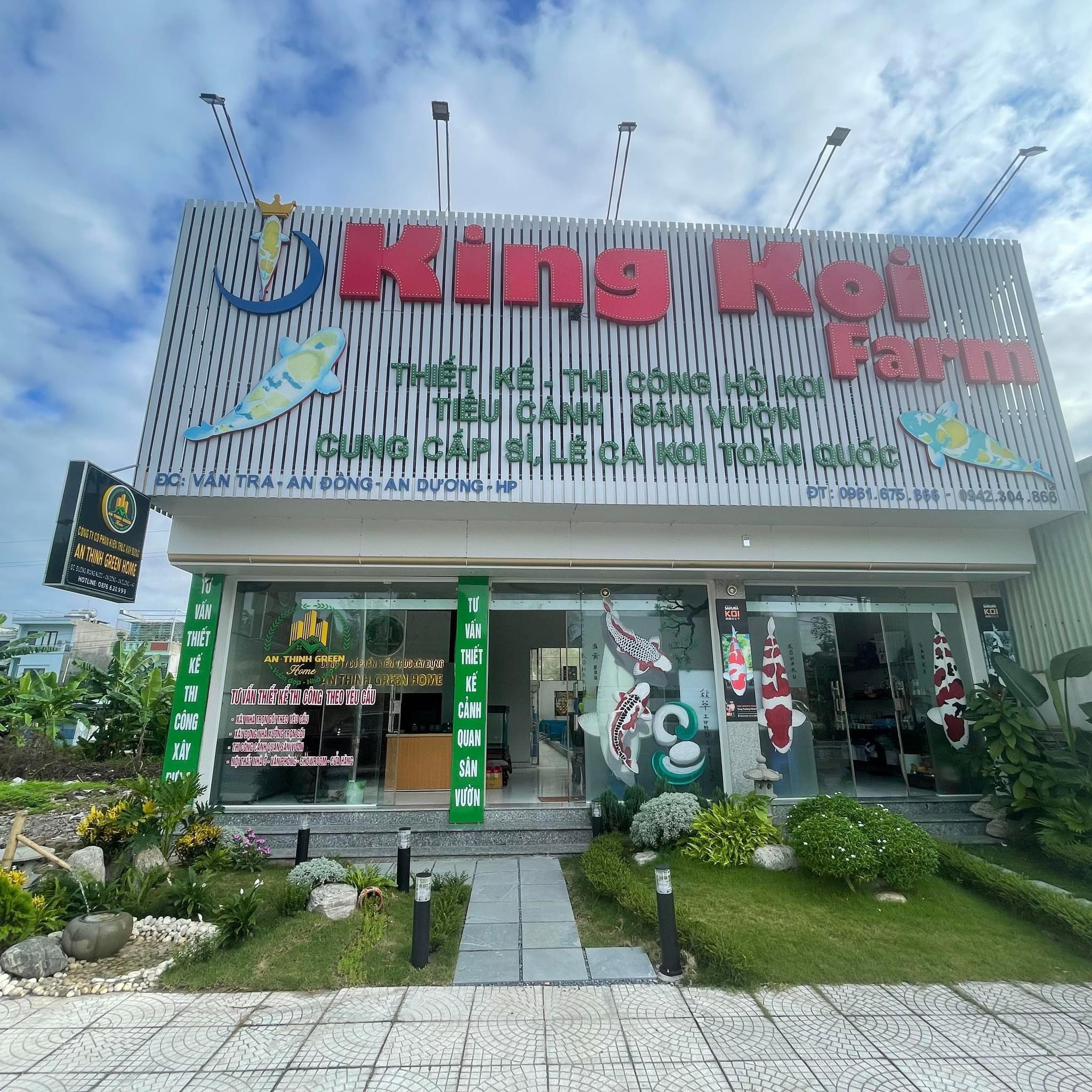 Một ngày làm việc của King Koi Farm